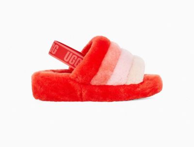 UGG Fluff Yeah Slide Slippers for Womens - Red India